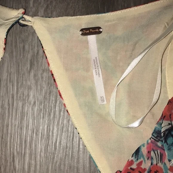 Free people mabel printed blouse